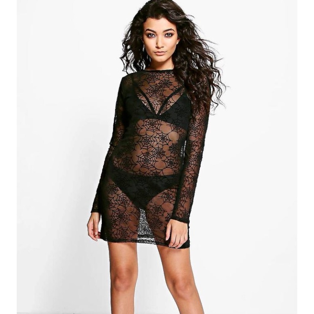 NWT Sheer Bodycon Dress
